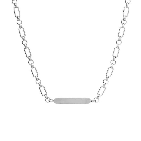 ID Plate Chunky Link Necklace