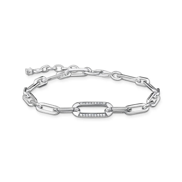 Heritage CZ Ancohor Chain Bracelet