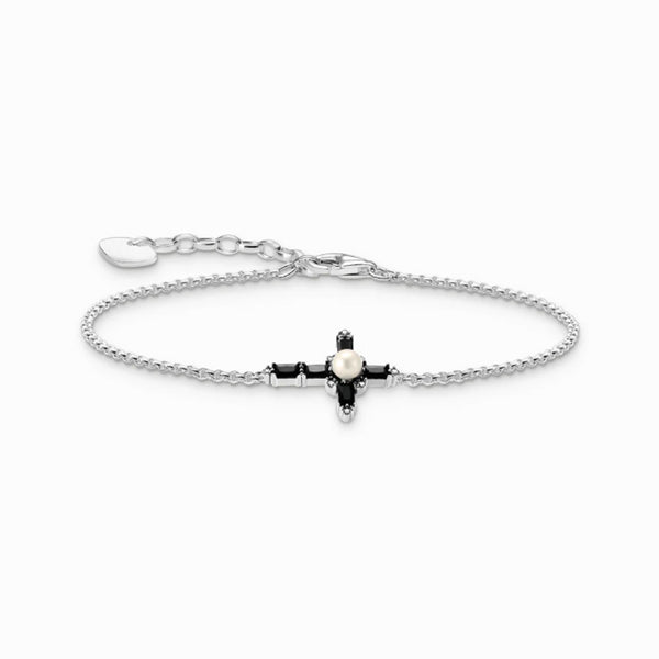 Romance Bracelet Black Cross