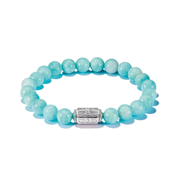 Blue Talisman Bead Bracelet