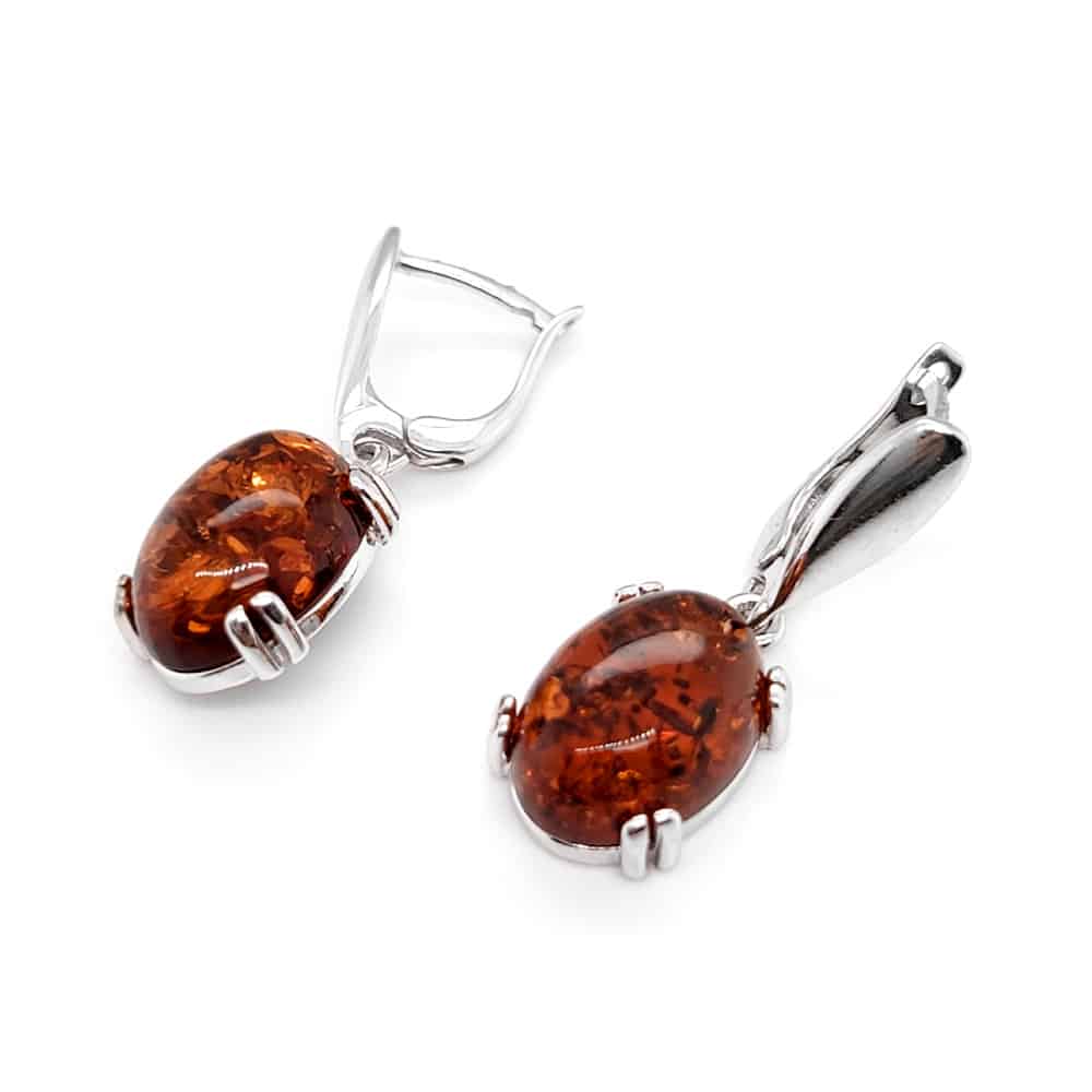Genuine Baltic Amber Earrings 521