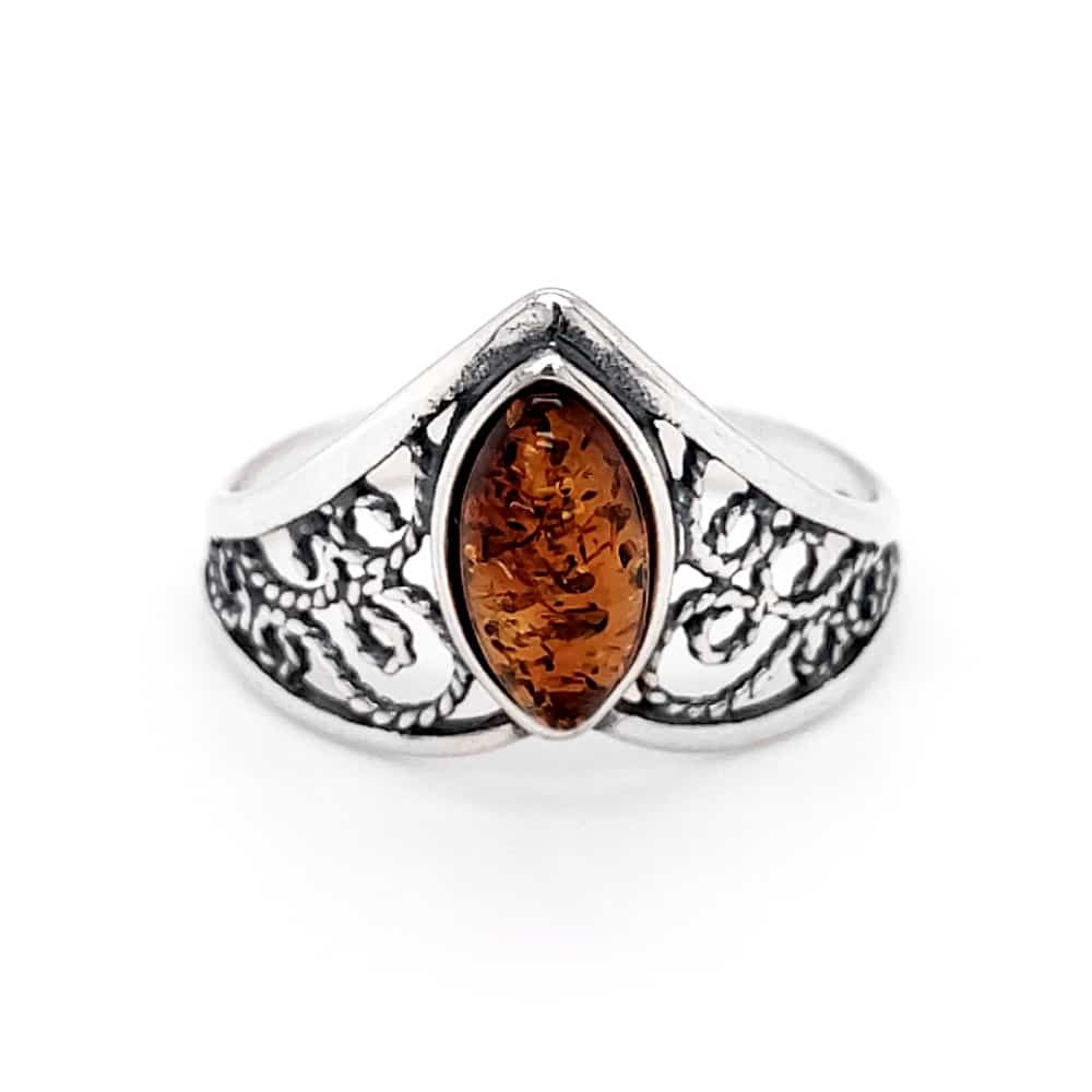 Genuine Baltic Amber Ring 565