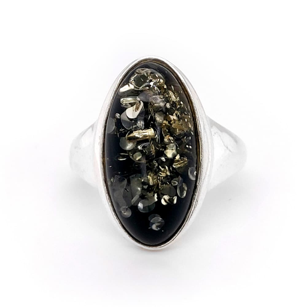 Genuine Baltic Amber Ring 569