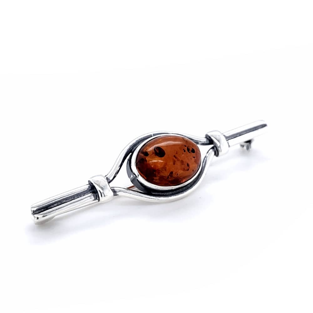 Genuine Baltic Amber Brooch 601