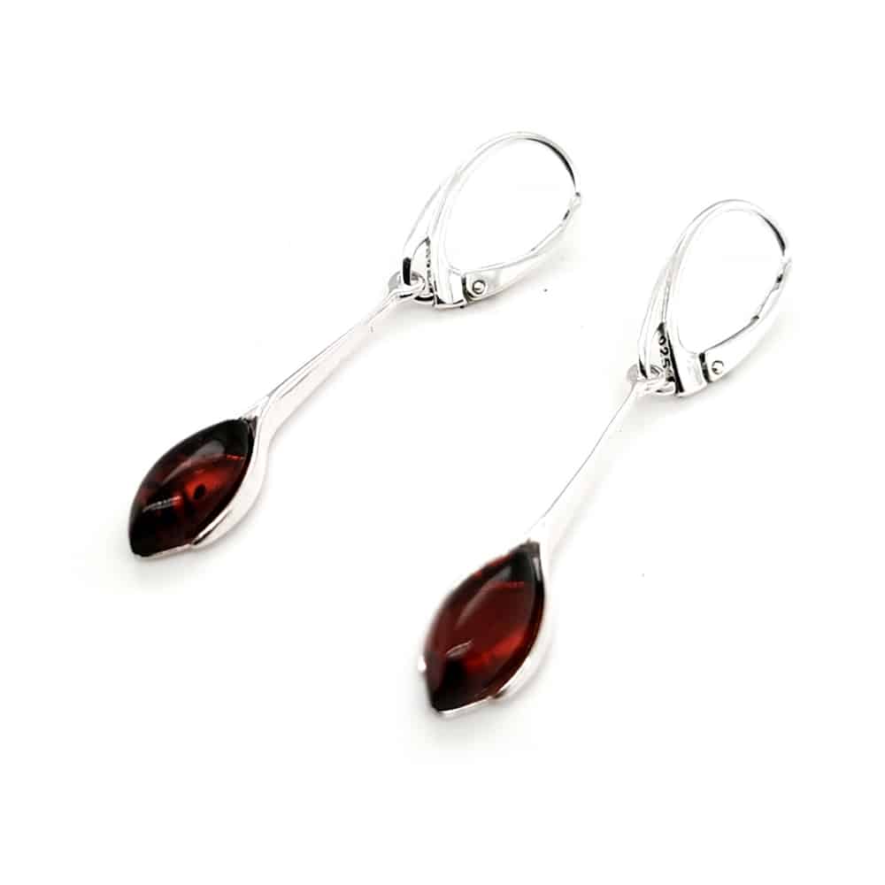 Genuine Baltic Amber Earrings 634