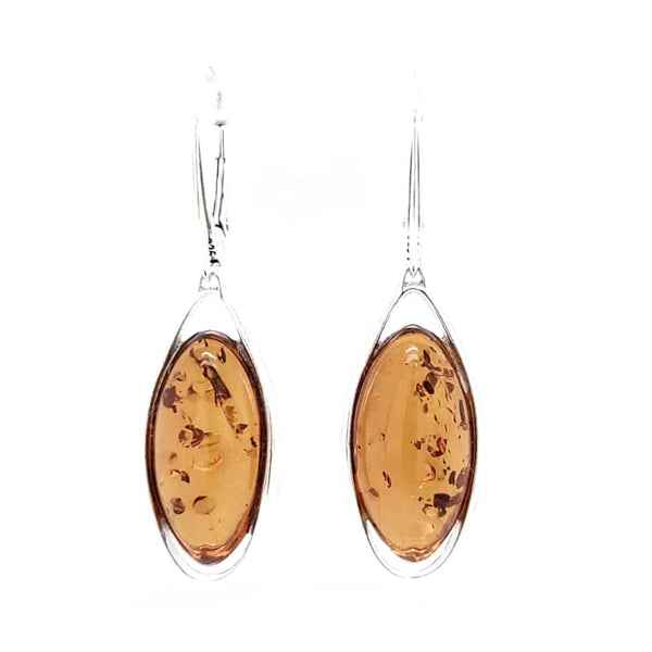 Genuine Baltic Amber Earrings 643