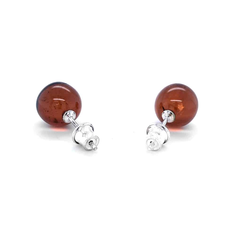 Genuine Baltic Amber Stud Earrings 699