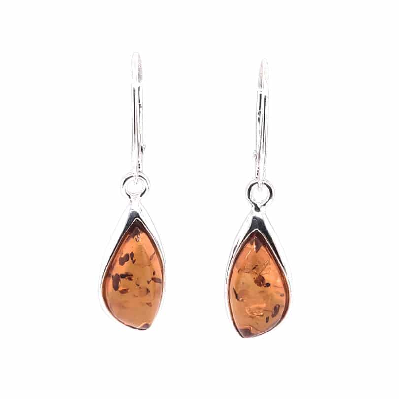 Genuine Baltic Amber Earrings 734