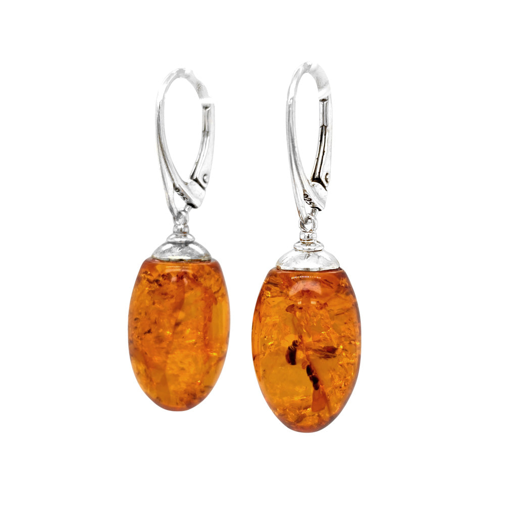 Genuine Baltic Amber Earrings 761