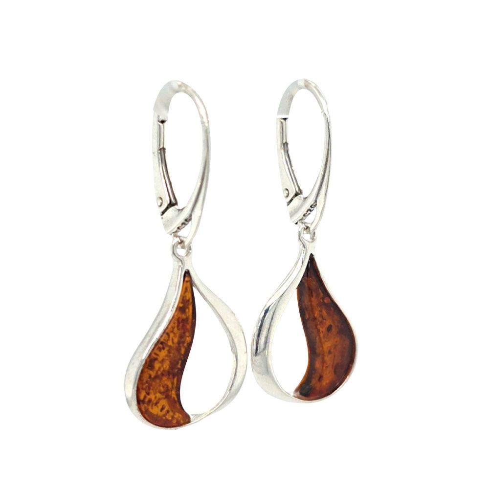 Genuine Baltic Amber Earrings 762