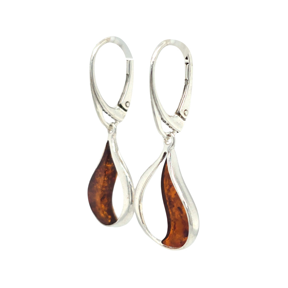 Genuine Baltic Amber Earrings 762