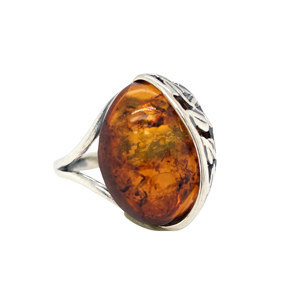 Genuine Baltic Amber Ring 782