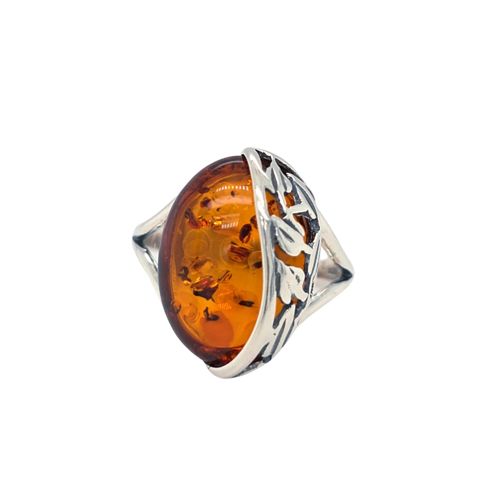 Genuine Baltic Amber Ring 782