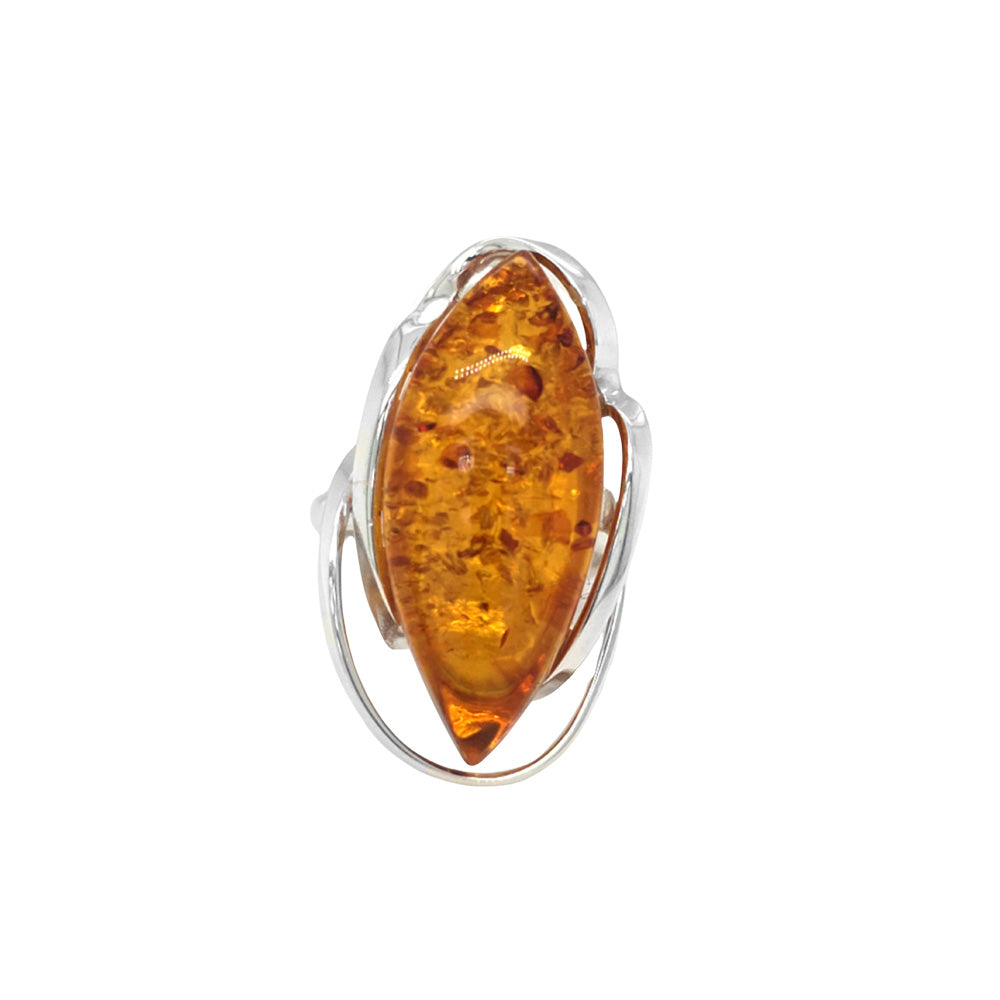 Genuine Baltic Amber Ring 786