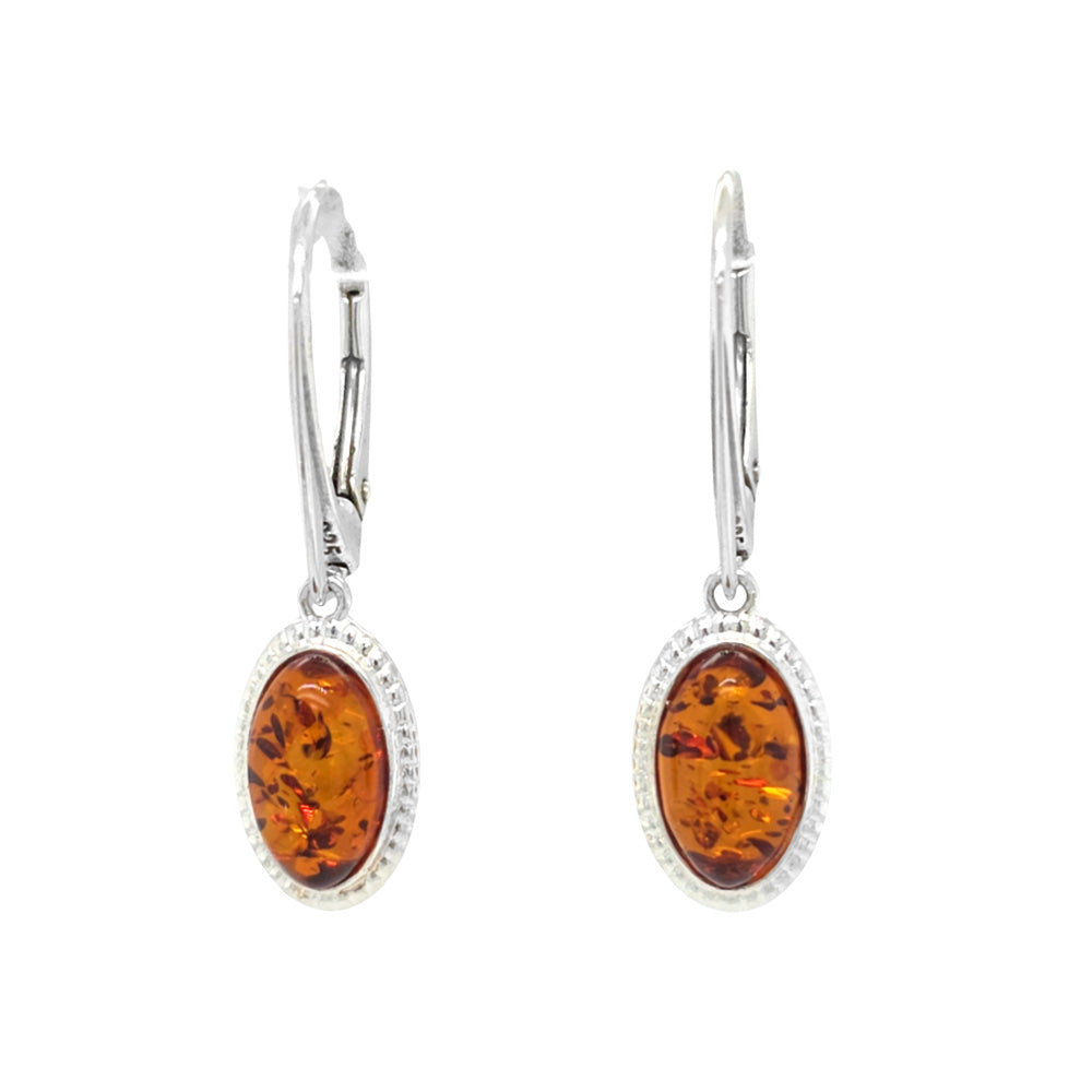 Genuine Baltic Amber Earrings 794