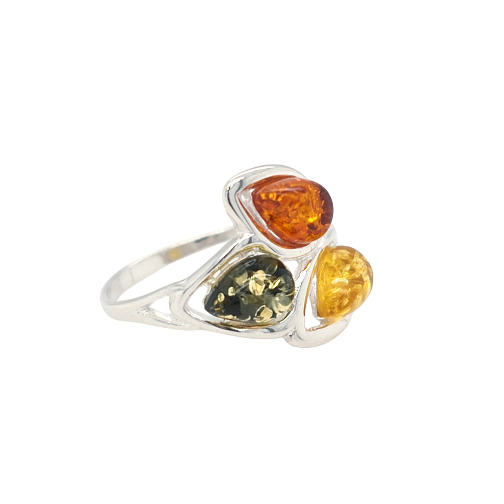 Genuine Baltic Amber Ring 824