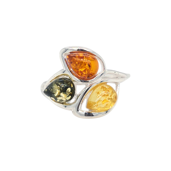 Genuine Baltic Amber Ring 824