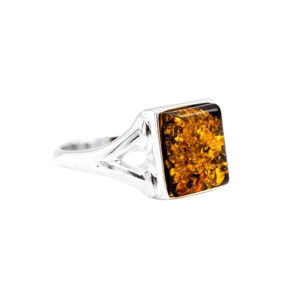 Genuine Baltic Amber Ring 828