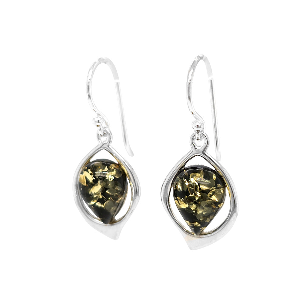 Genuine Baltic Amber Earrings 834