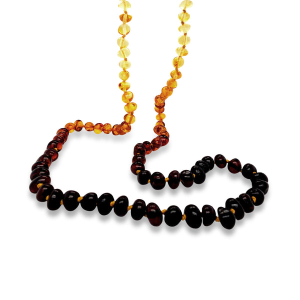 Genuine Baltic Amber Nugget Beads Necklace 837
