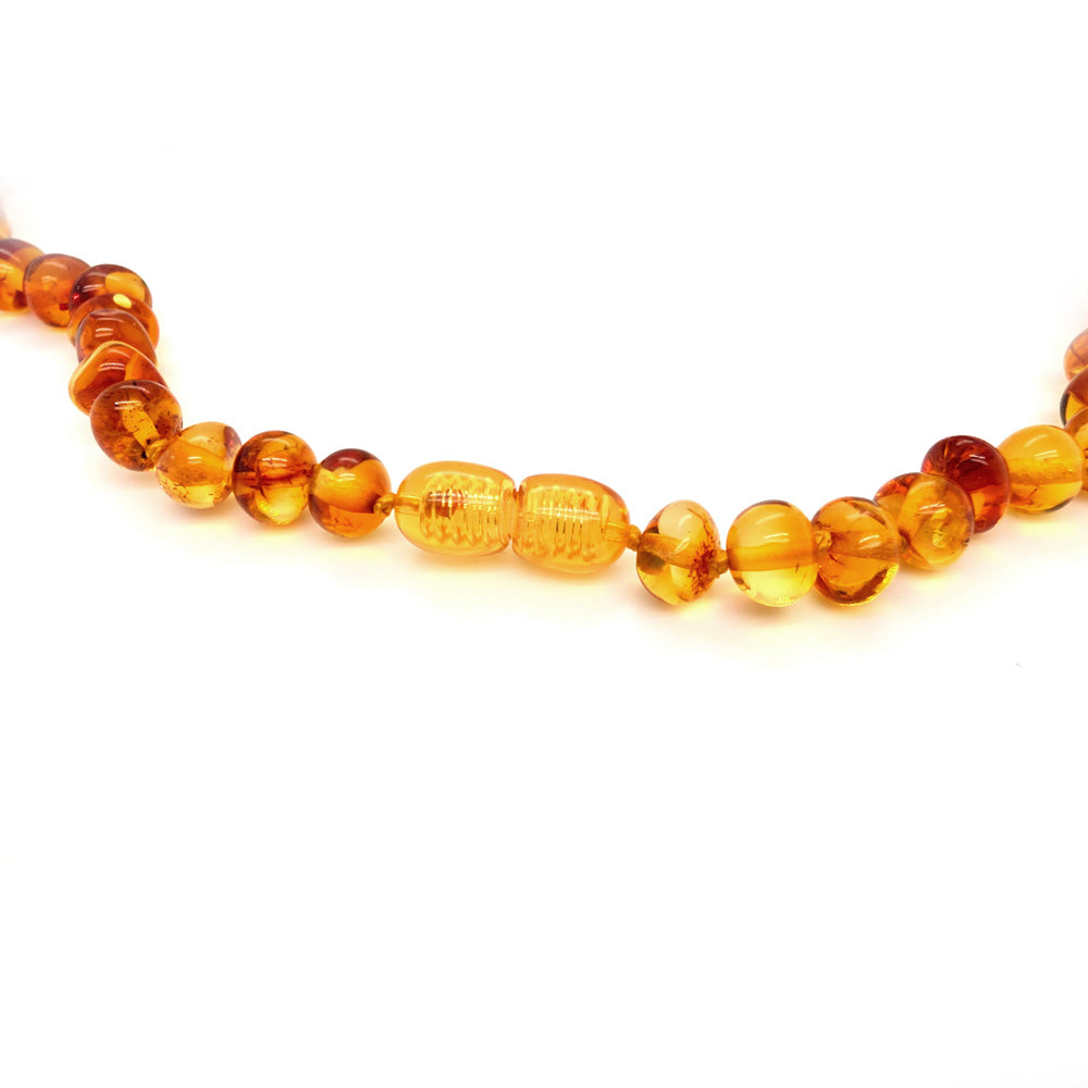 Genuine Baltic Amber Nugget Beads Necklace 840