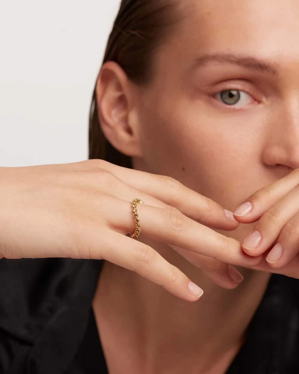 GREEN TIDE Ring Yellow Gold