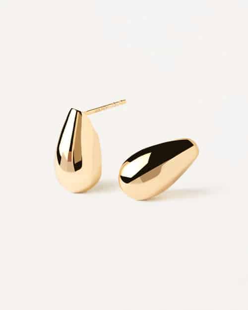 SUGAR Stud Earrings Yellow Gold