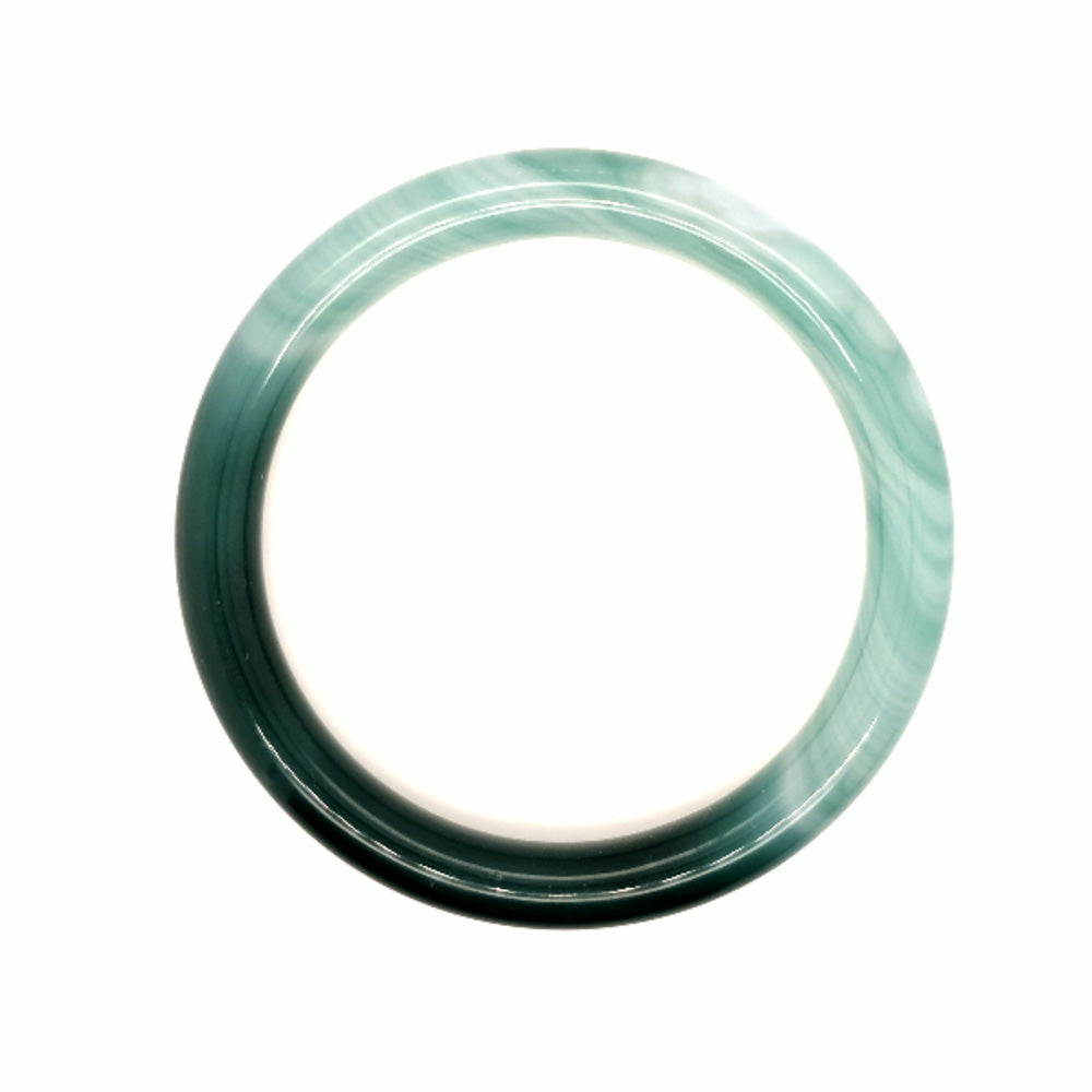 Tinted Natural Nephrite Jade Bangle