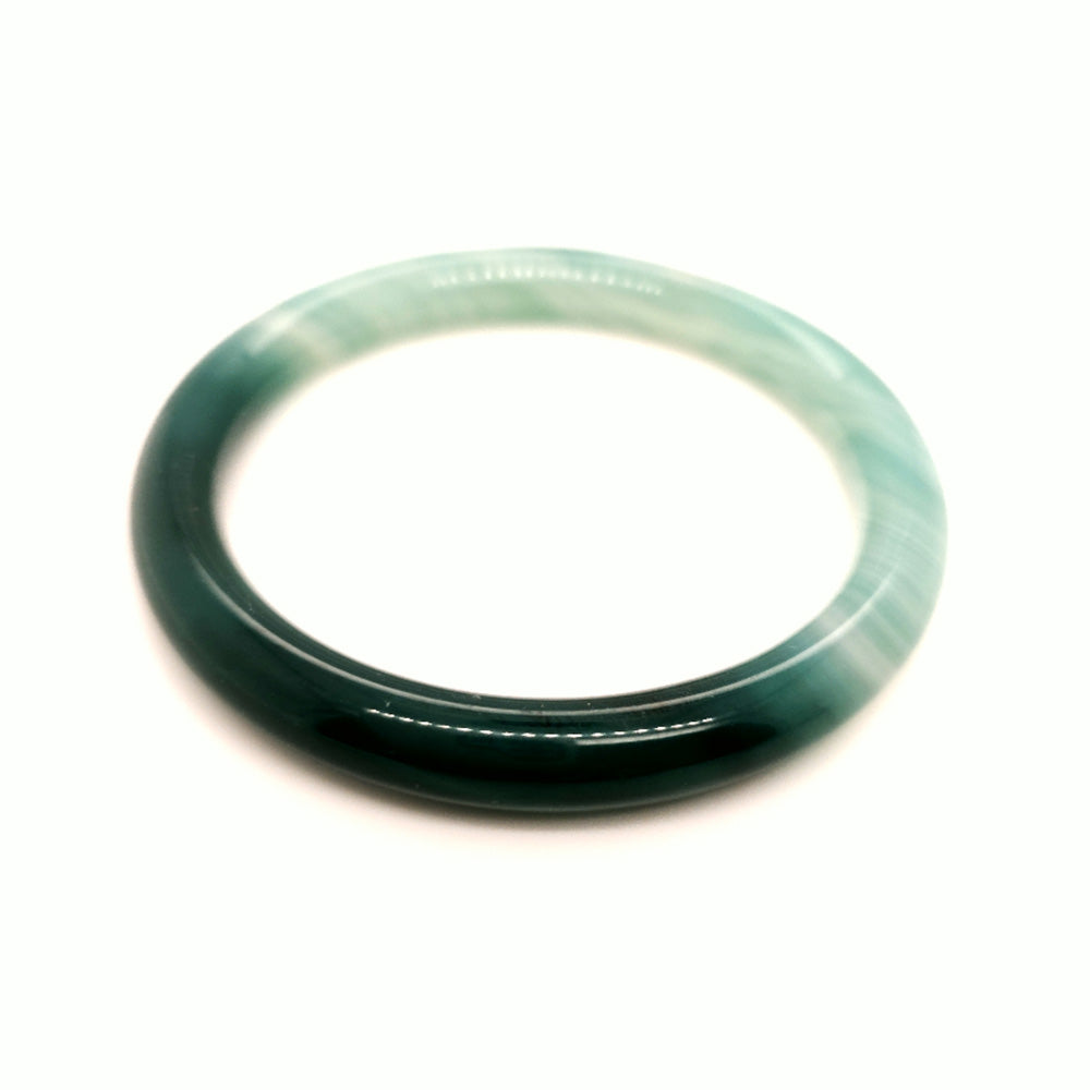 Tinted Natural Nephrite Jade Bangle