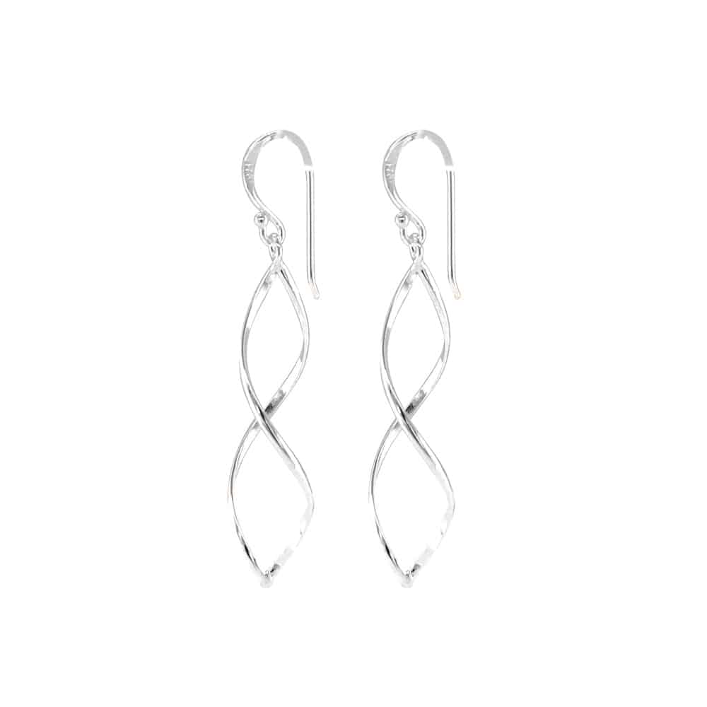 Sterling Silver Wave Earrings