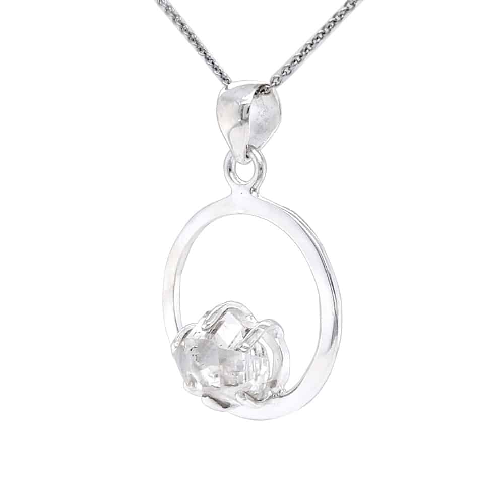 Herkimer Diamond Sterling Silver Necklace
