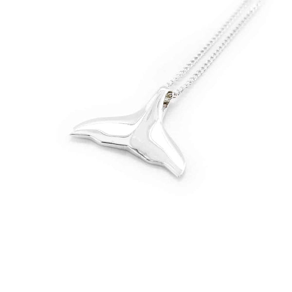 Sterling Silver Dolphin's Tail Necklace