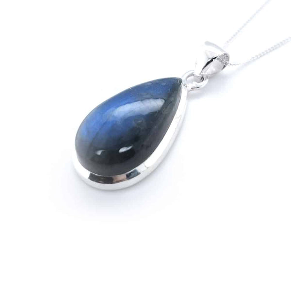 Labradorite Silver Pendant