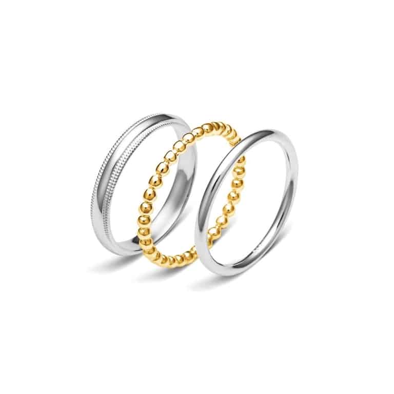 Sterling Silver 3 Ring Set