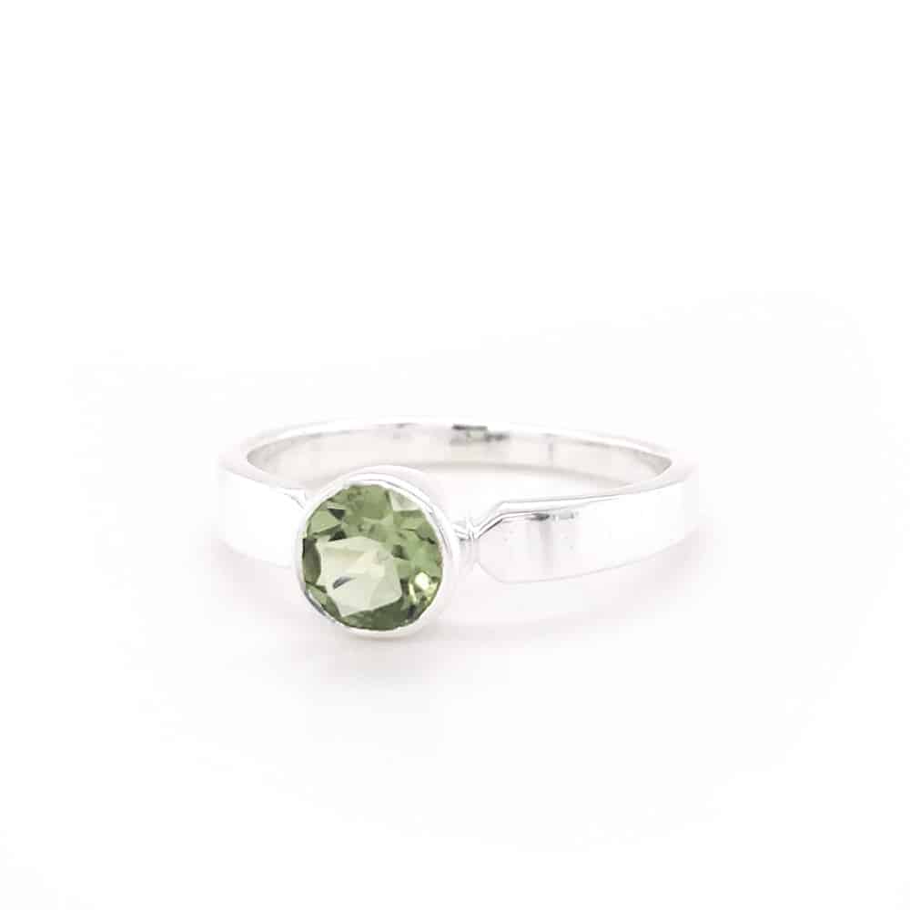Peridot Sterling Silver Ring