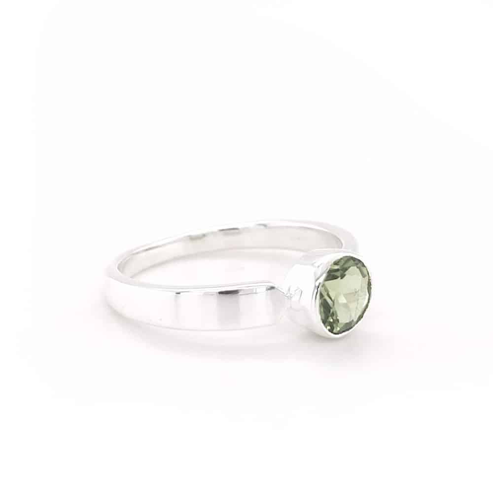 Peridot Sterling Silver Ring