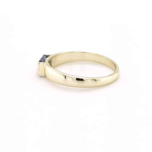 Blue Topaz Sterling Silver Ring