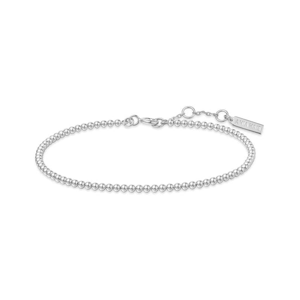 Silver Beaded Bracelet