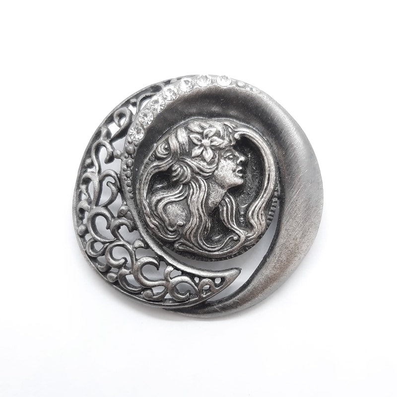 Goddess Antique Brooch