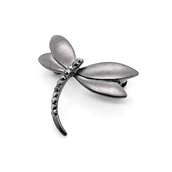 Dragonfly Brooch Gun Metal Colour