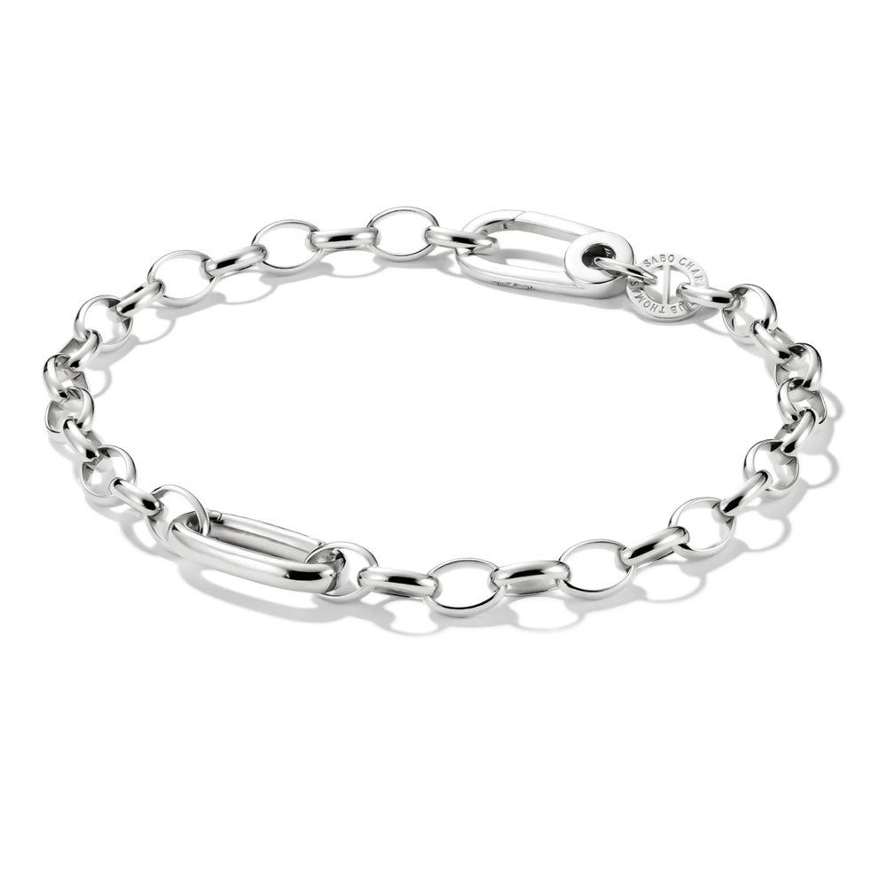 Charm Connect Bracelet Premium Alloy Fine Silver Plated