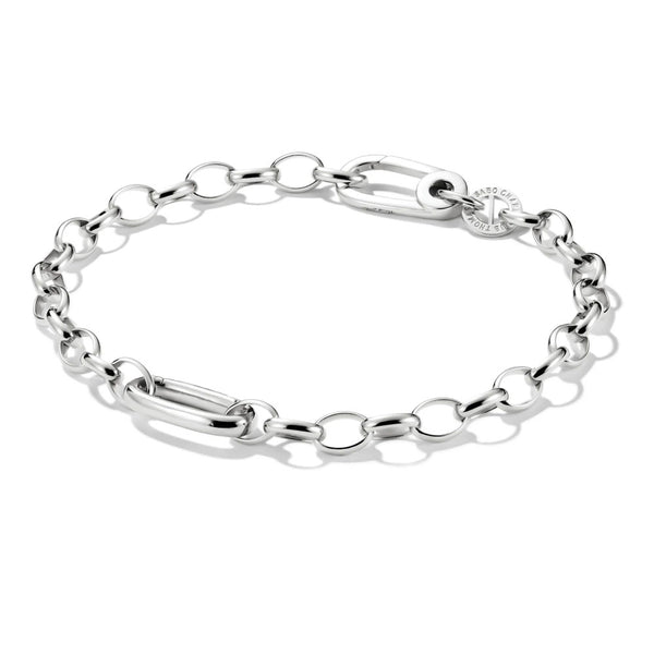 Charm Connect Bracelet Premium Alloy Fine Silver Plated