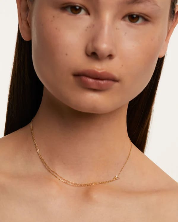 Breeze Necklace Yellow Gold