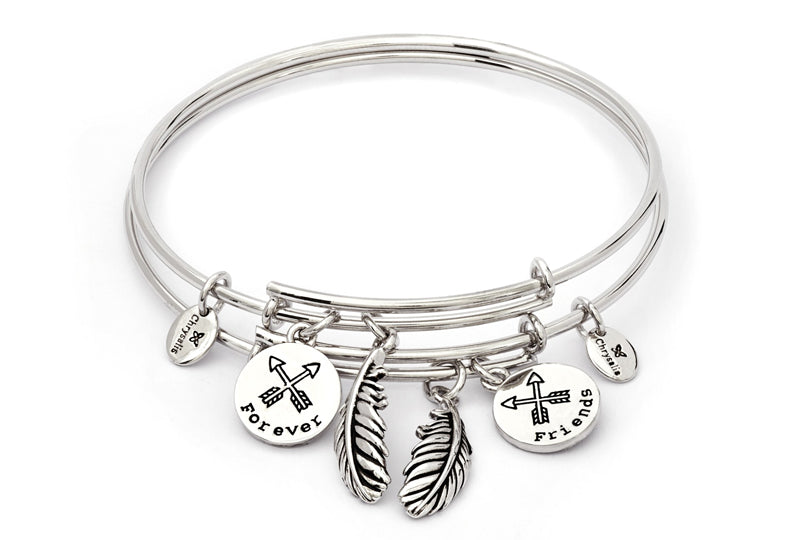 Forever Friends Expandable Bangle Set
