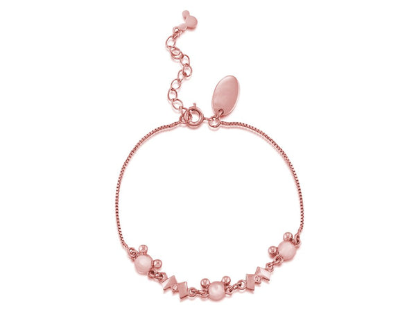 Mickey and Minnie Mouse Bracelet Rose Gold