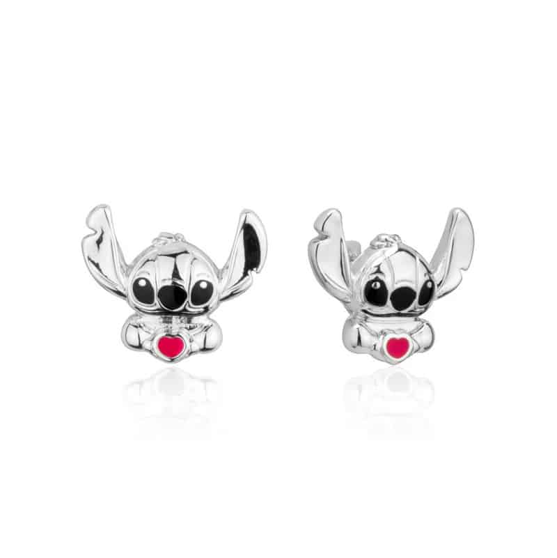 Disney Lilo and Stitch Heart Stud Earrings
