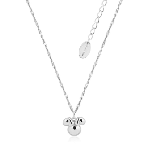 Minnie Mouse Necklace White Gold