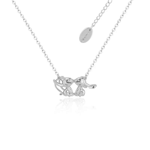 Disney Lilo and Stitch Angel Kissing Necklace