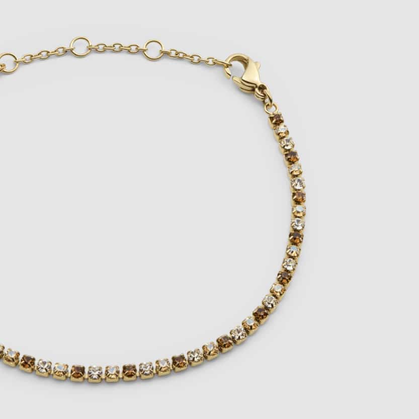 Classic Tennis Bracelet Honey Combo