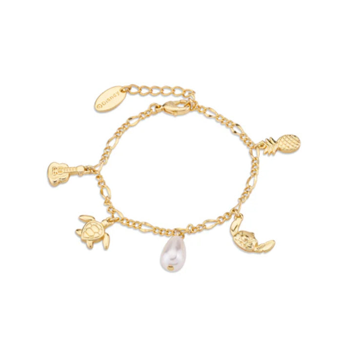 Disney Stitch Charm Bracelet Yellow Gold